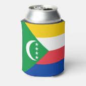 Comoros Flag Blikjeskoeler (Blikje Achterkant)