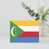 Comoros - Flag - Briefkaart (Staand voorkant)