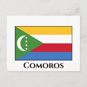 Comoros Flag Briefkaart