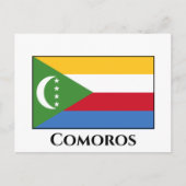 Comoros Flag Briefkaart (Voorkant)