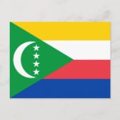Comoros Flag Briefkaart (Voorkant)