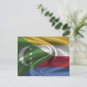 Comoros Flag Briefkaart (Staand voorkant)