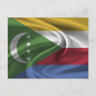 Comoros Flag Briefkaart