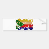 Comoros Flag Bumpersticker (Voorkant)