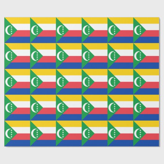 Comoros Flag Cadeaupapier (Vlak)