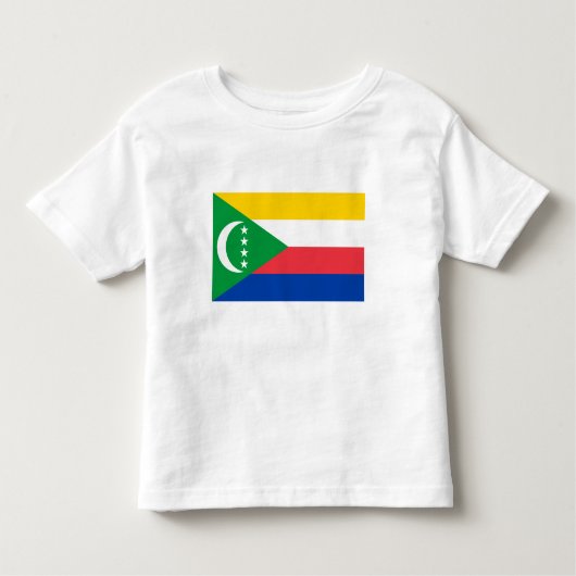Comoros Flag Kinder Shirts (Voorkant)