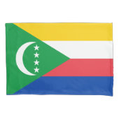 Comoros Flag Kussensloop (Voorkant)