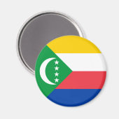 Comoros Flag Magneet (Voorkant / Achterkant)