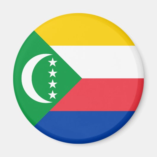 Comoros Flag Magneet (Voorkant)