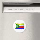 Comoros Flag Magnet (Insitu (Vaatwasser))
