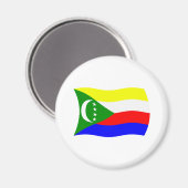 Comoros Flag Magnet (Voorkant / Achterkant)