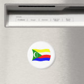 Comoros Flag Magnet (Insitu (Vaatwasser))