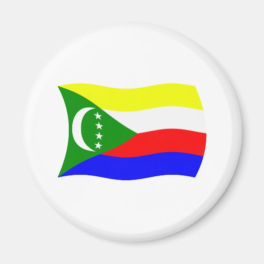 Comoros Flag Magnet (Voorkant)