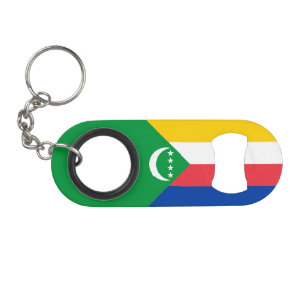 Comoros Flag Mini Flessenopener