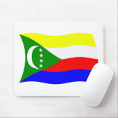 Comoros Flag Mousepad Muismat (Met muis)
