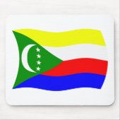 Comoros Flag Mousepad Muismat (Voorkant)
