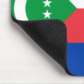 Comoros Flag Muismat (Hoek)