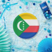 Comoros Flag Papieren Bordje (Feest)