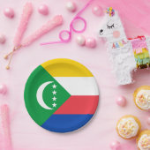 Comoros Flag Papieren Bordje (Feest)