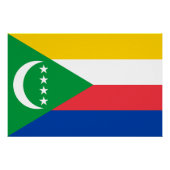 Comoros Flag Perfect Poster (Voorkant)