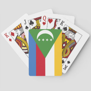 Comoros Flag Pokerkaarten