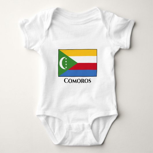 Comoros Flag Romper (Voorkant)