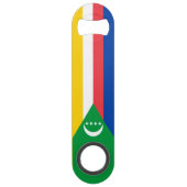 Comoros Flag Speed Flessenopener (Achterkant)