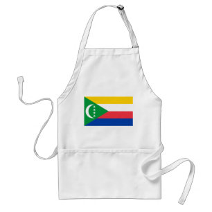Comoros Flag Standaard Schort
