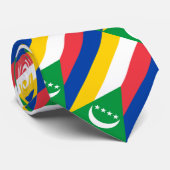 Comoros Flag Stropdas (Opgerold)