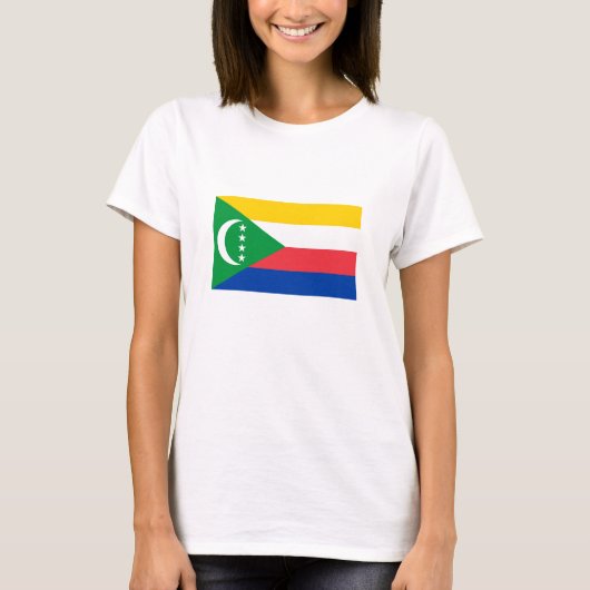 Comoros Flag T-shirt (Voorkant)