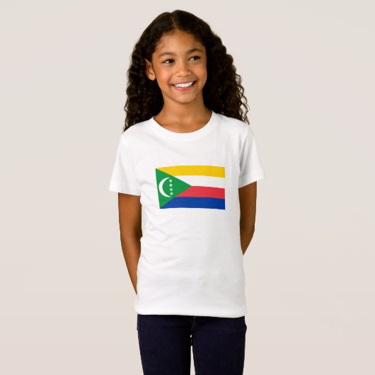 Comoros Flag T-shirt (Voorkant volledig)