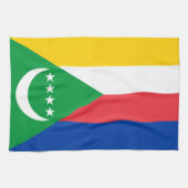Comoros Flag Theedoek (Horizontaal)