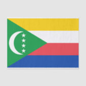 Comoros Flag Tissuepapier (Voorkant)