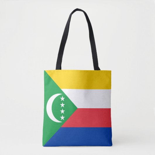 Comoros Flag Tote Bag (Voorkant)