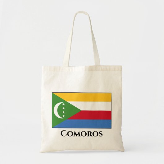 Comoros Flag Tote Bag (Voorkant)