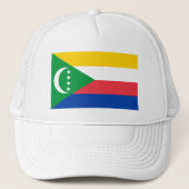 Comoros Flag Trucker Pet (Voorkant)