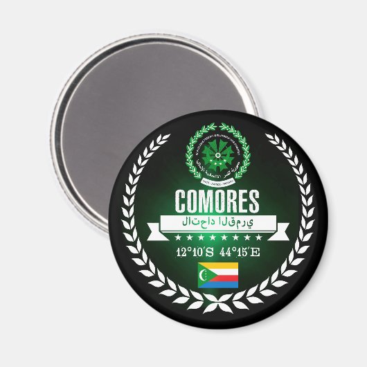 Comoros Magneet (Voorkant / Achterkant)