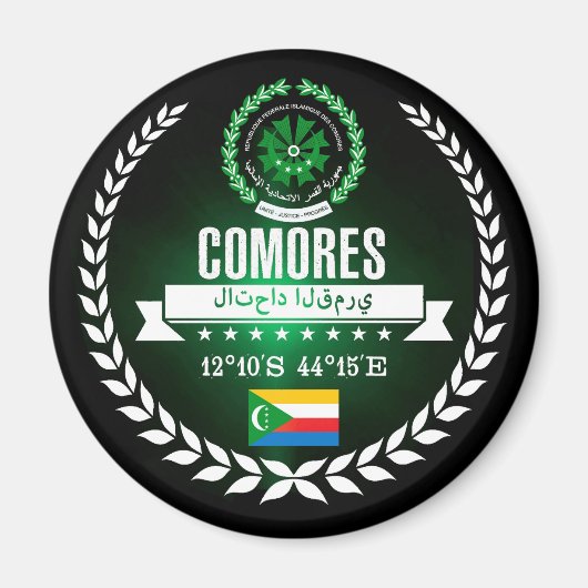 Comoros Magneet (Voorkant)