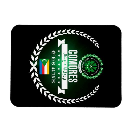 Comoros Magneet (Horizontaal)