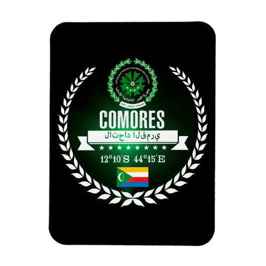 Comoros Magneet (Verticaal)