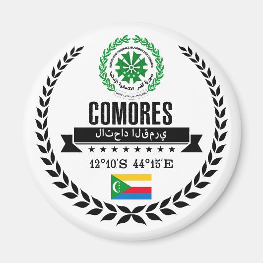 Comoros Magneet (Voorkant)