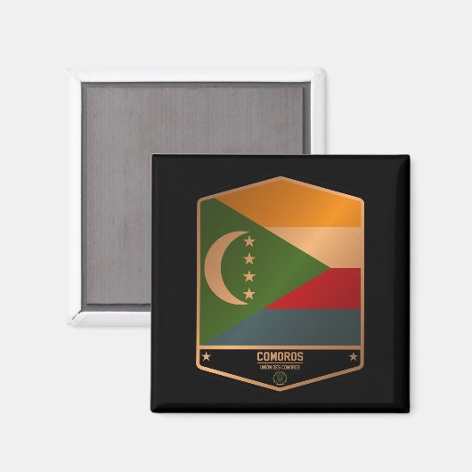 Comoros Magneet (Voorkant / Achterkant)