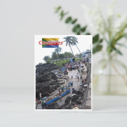 Comoros - Panorama - Briefkaart (Staand voorkant)