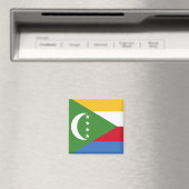 Comoros vlag KM Magneet (Insitu (Vaatwasser))