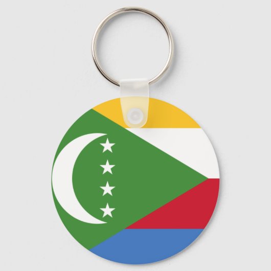 Comoros vlag KM Sleutelhanger (Voorkant)