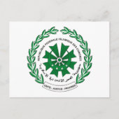 Comorosekat van het Briefkaart van wapens (Voorkant)