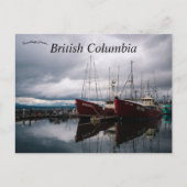Comox Municipal Marina Brits Columbia, Canada Briefkaart (Voorkant)