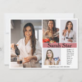 Comp Card-Sjablonen Kaart (Achterkant)