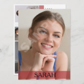 Comp Card-Sjablonen Kaart (Voorkant / Achterkant)