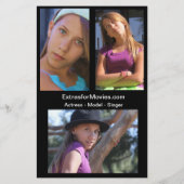 Comp Cards - Model Modeling Composite Comp ZED Aut Flyer (Achterkant)